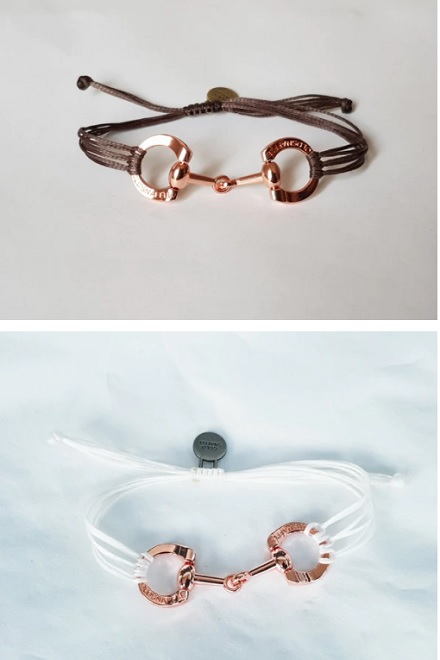 BRACCIALE CON MORSETTO ROSEGOLD GOLDSNAFFLE Gioielli 